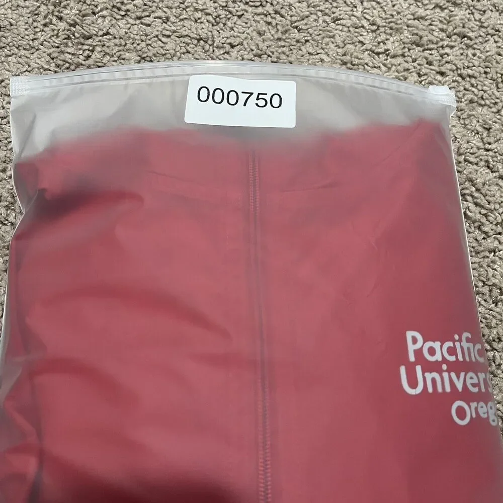 Pacific University Boxers Mens Jacket XL Red Anorak Windbreaker Oregon Champion